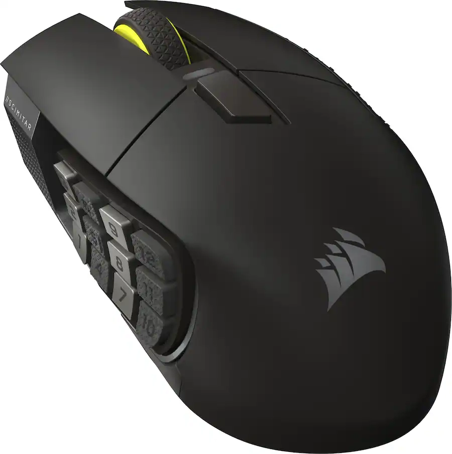 Myszka gamingowa Corsair Scimitar Elite Wireless SE Szary