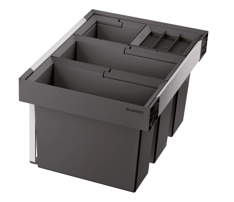Sortownik odpadów Blanco FLEXON II Low 60/4 2x15l 2x6l