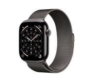 Apple Watch Series 11 GPS + Cellular 46mm Tytan Łupek Bransoleta mediolańska Łupek S/M