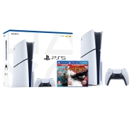 Sony PlayStation 5 Slim E Chassis (PS5) 1TB z napędem + God of War + God of War III Remastered