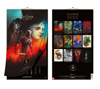 Kalendarz Cenega Wiedźmin 3 10th Anniversar Calendar 2026