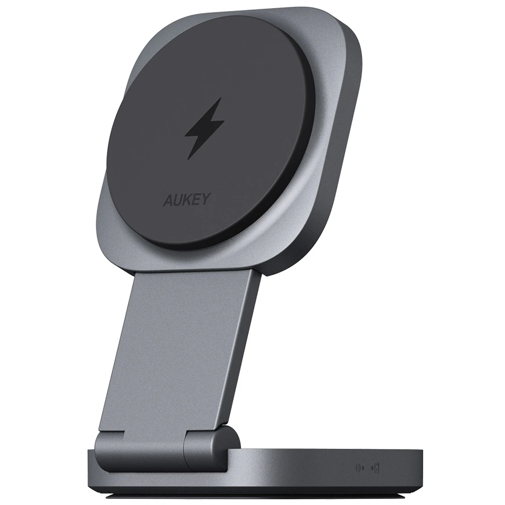Ładowarka indukcyjna Aukey MagFusion L 2-IN-1 LC-MC211 Qi2 15W