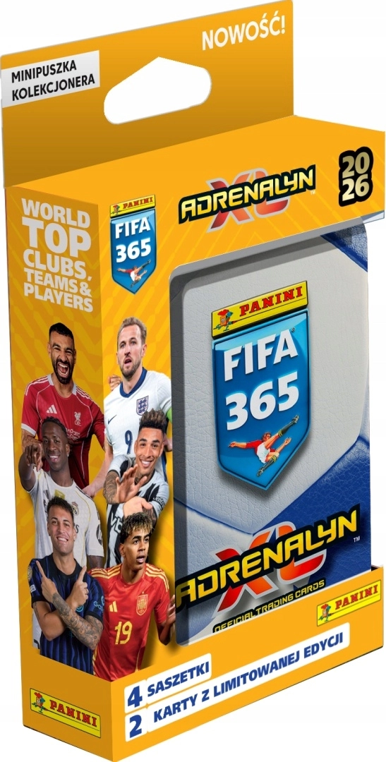 Karty kolekcjonerskie Panini Adrenalyn XL FIFA365 25/26 Mini Puszka