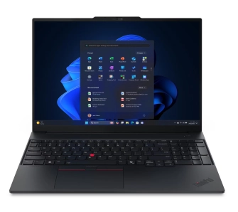 Laptop biznesowy Lenovo ThinkPad E16 Gen 3 16" Ultra 7 255H 16GB RAM 512GB Dysk SSD Win11 Pro Czarny Funkcje AI
