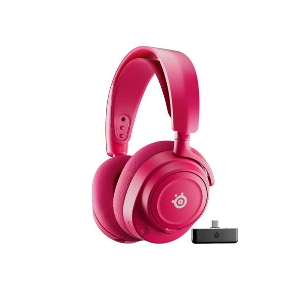 Słuchawki bezprzewodowe z mikrofonem SteelSeries Arctis Nova 7X Wireless Gen 2 Nauszne Magenta