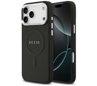 Guess Classic Logo MagSafe do iPhone 17 Pro Max Czarny