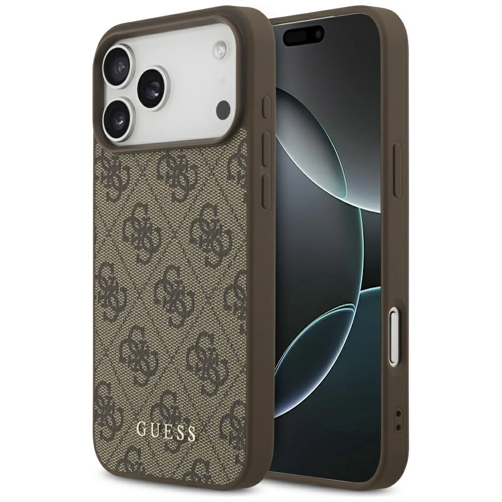 Etui Guess 4G Classic do iPhone 17 Pro Max Brązowy