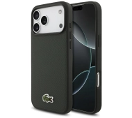 Lacoste Iconic Petit Pique Woven Logo MagSafe do iPhone 17 Pro Max sinople