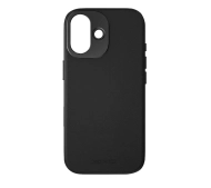 Yaxo Leather Gear Slim Case MagSafe do iPhone 17 Czarny