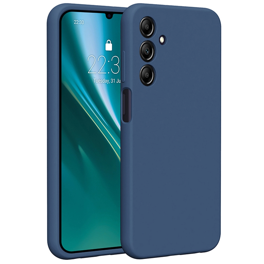 Etui Etteri Silicone Case do Galaxy A25 5G Niebieski