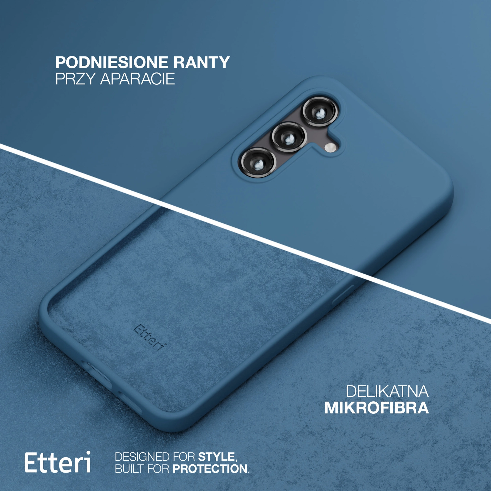 Etui Etteri Silicone Case Galaxy S24 Niebieski