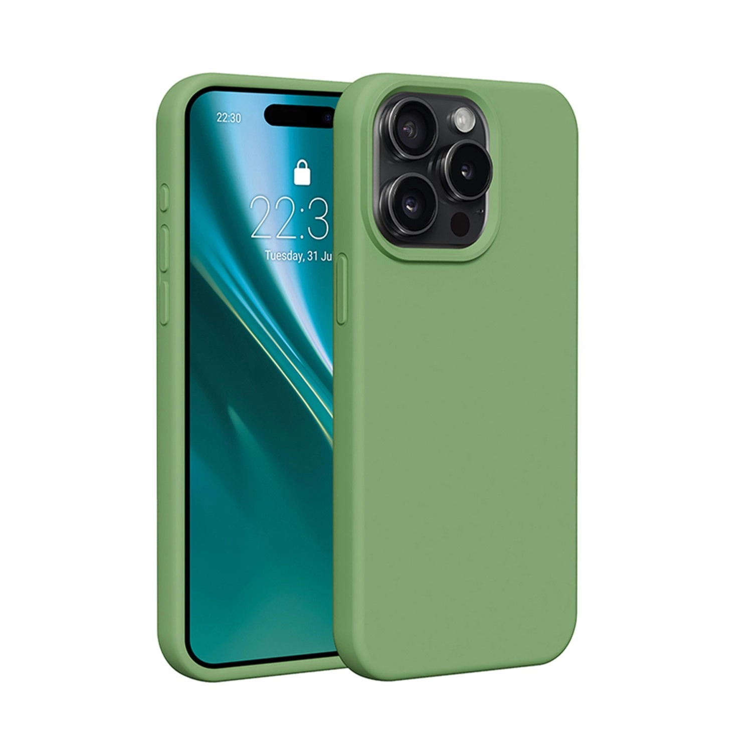 Etui Etteri Silicone Case do iPhone 12 /12 Pro Zielony