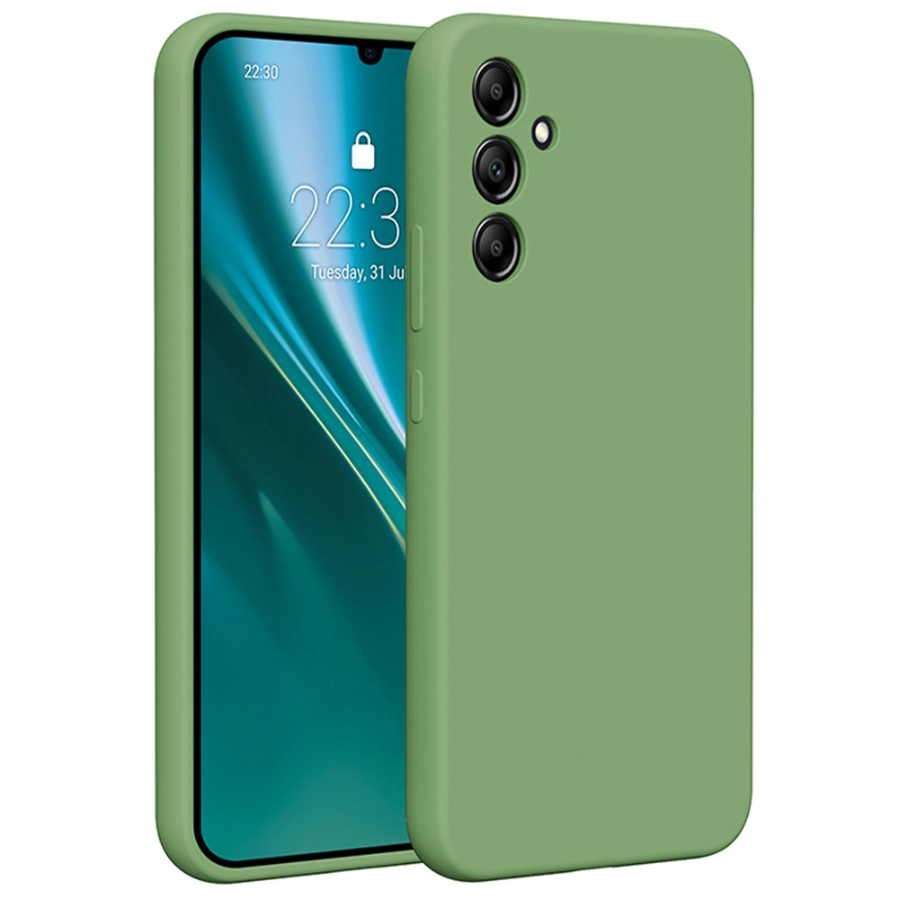 Etui Etteri Silicone Case do Galaxy A34 5G Zielony