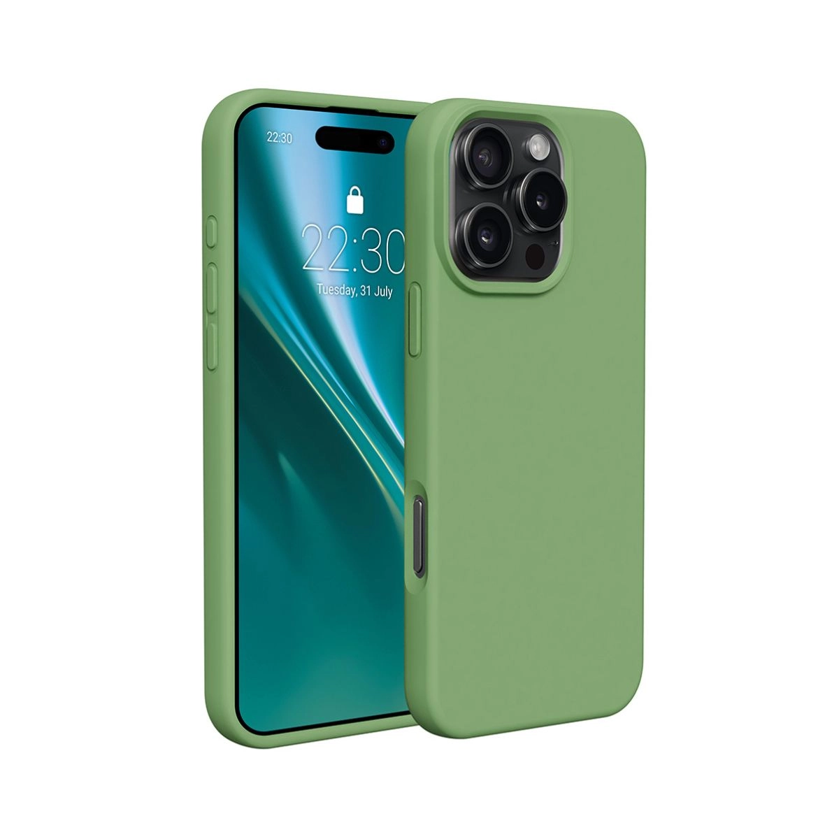 Etui Etteri Silicone Case do iPhone 16 Pro Max Zielony
