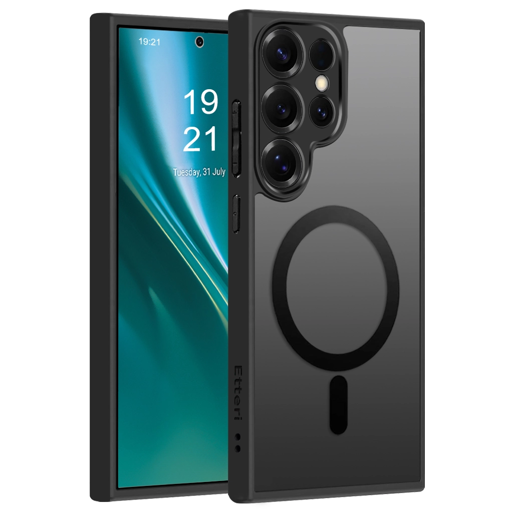 Etui Etteri Matt Mag do Galaxy S25 Ultra Czarny