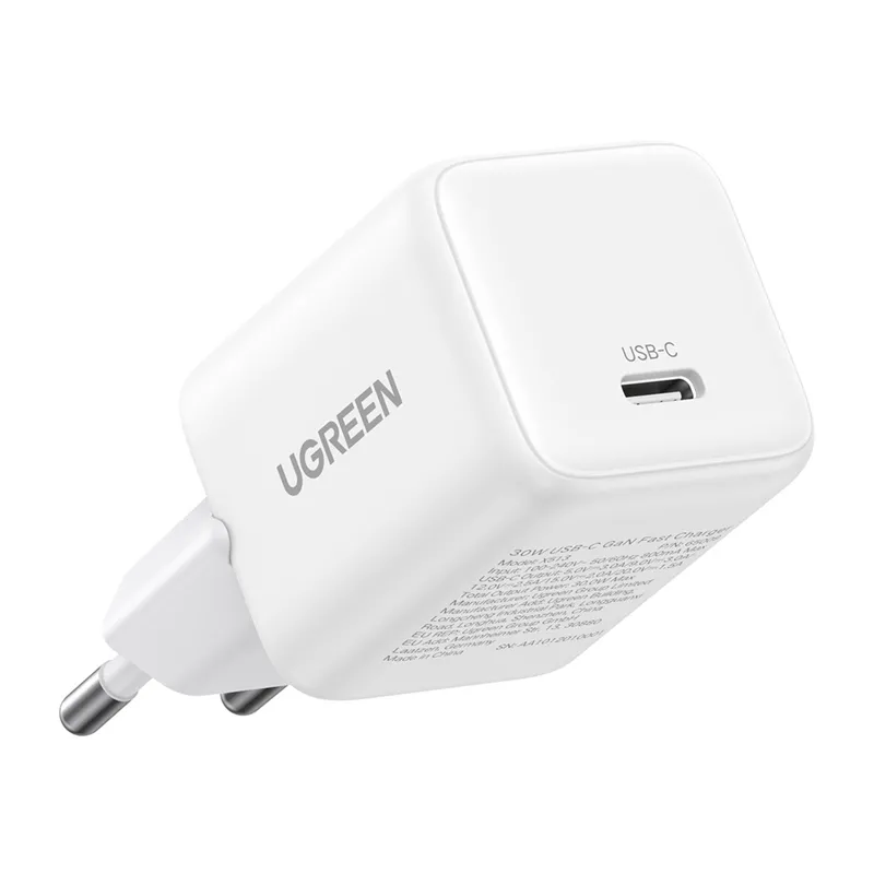 Ładowarka sieciowa UGREEN X513 USB-C 30W Biały