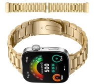 Bizon ze stali nierdzewnej do Huawei Watch Fit 4 / Huawei Watch Fit 4 Pro / Huawei Watch Fit 4 złoty