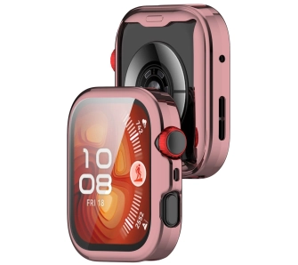 Nakładka na tarczę Bizon Felipe do Huawei Watch Fit 4 różowy