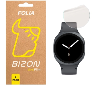 Folia ochronna Bizon matowa Film Sun do Samsung Galaxy Watch 8 40 mm - 2 sztuki