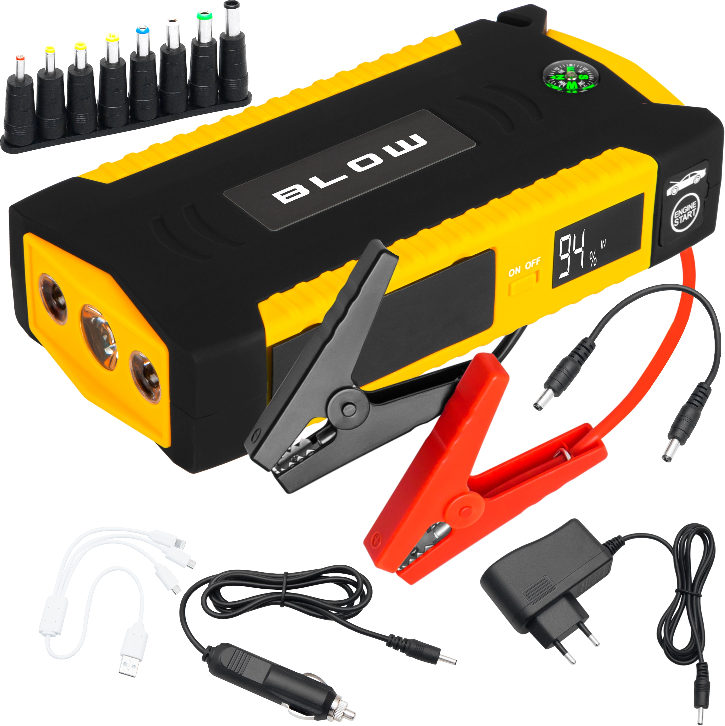 Powerbank BLOW Jump Starter JS-19 16800mAh 10W Czarno-żółty