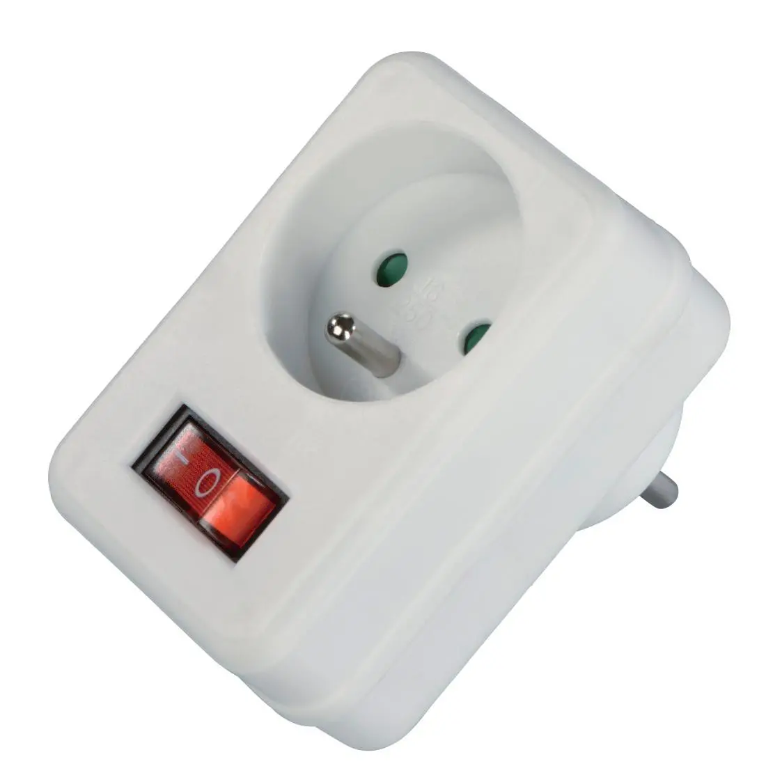 Rozgałęziacz Hama 47754 1 gniazdo Biały