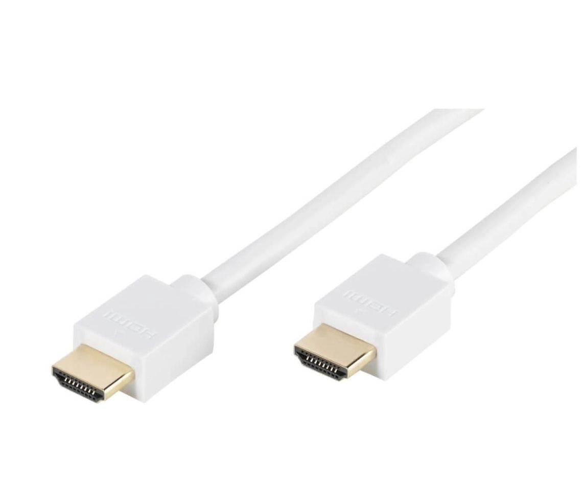 Kabel HDMI Vivanco 47164 High Speed HDMI 1m Biały