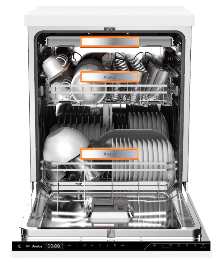 фото Посудомоечная машина Amica DIF68C8EMOiE 1