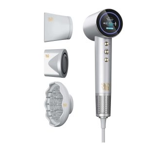 Suszarka do włosów SkinVibe Aurea Family X Plasma SV-001SL Jonizacja Dyfuzor Zimny nawiew 1600W 2 prędkości 4 temperatury