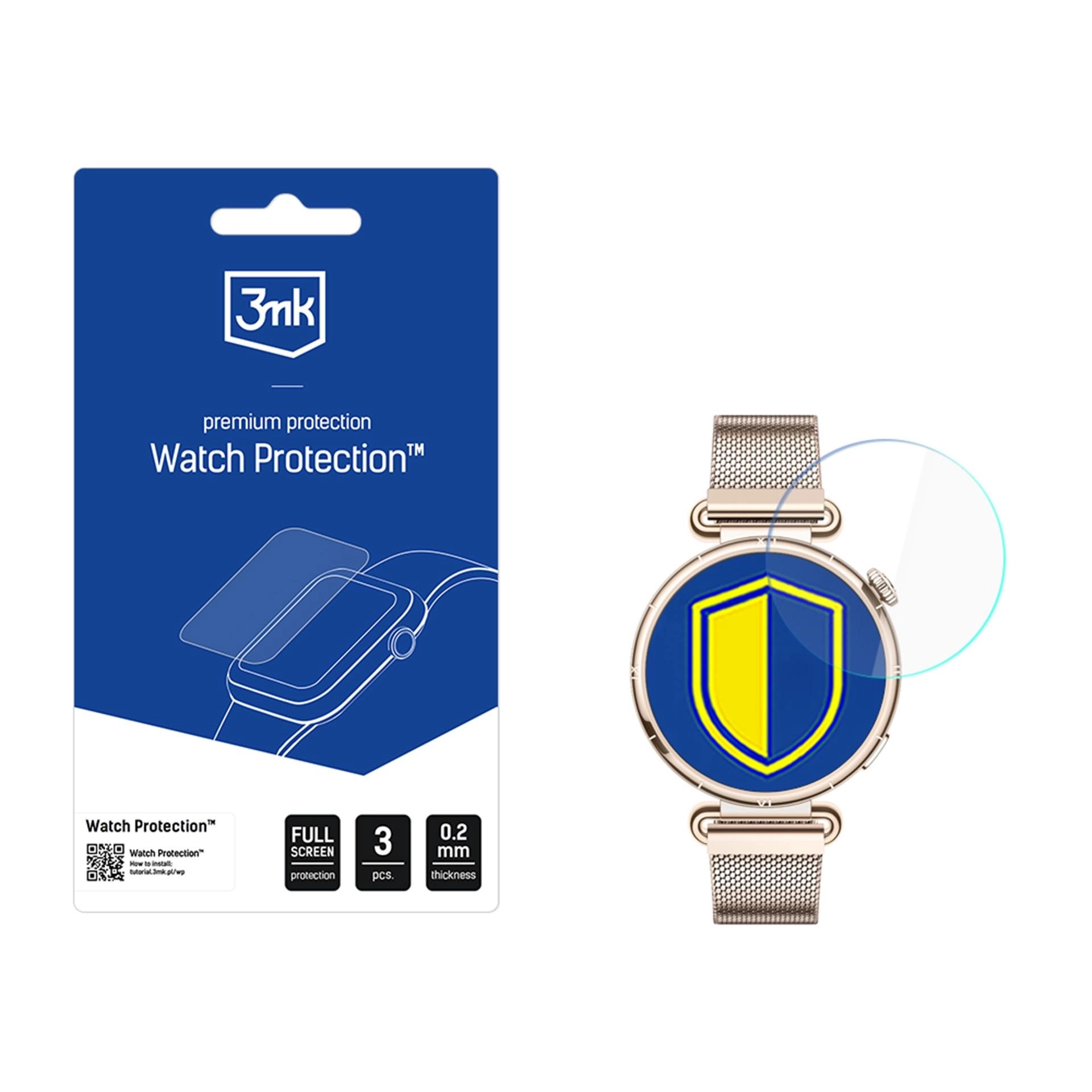 Szkło hybrydowe 3mk Watch Protection FlexibleGlass do Huawei Watch GT 6 41mm