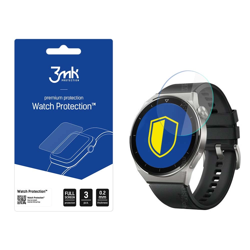 Szkło hybrydowe 3mk Watch Protection FlexibleGlass do Huawei Watch GT 3 Pro 46mm