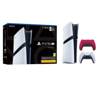 Sony PlayStation 5 Pro (PS5) 2TB + Dodatkowy Pad Czerwony