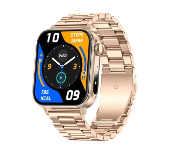 Smartwatch Colmi P80 Stalowo-złoty