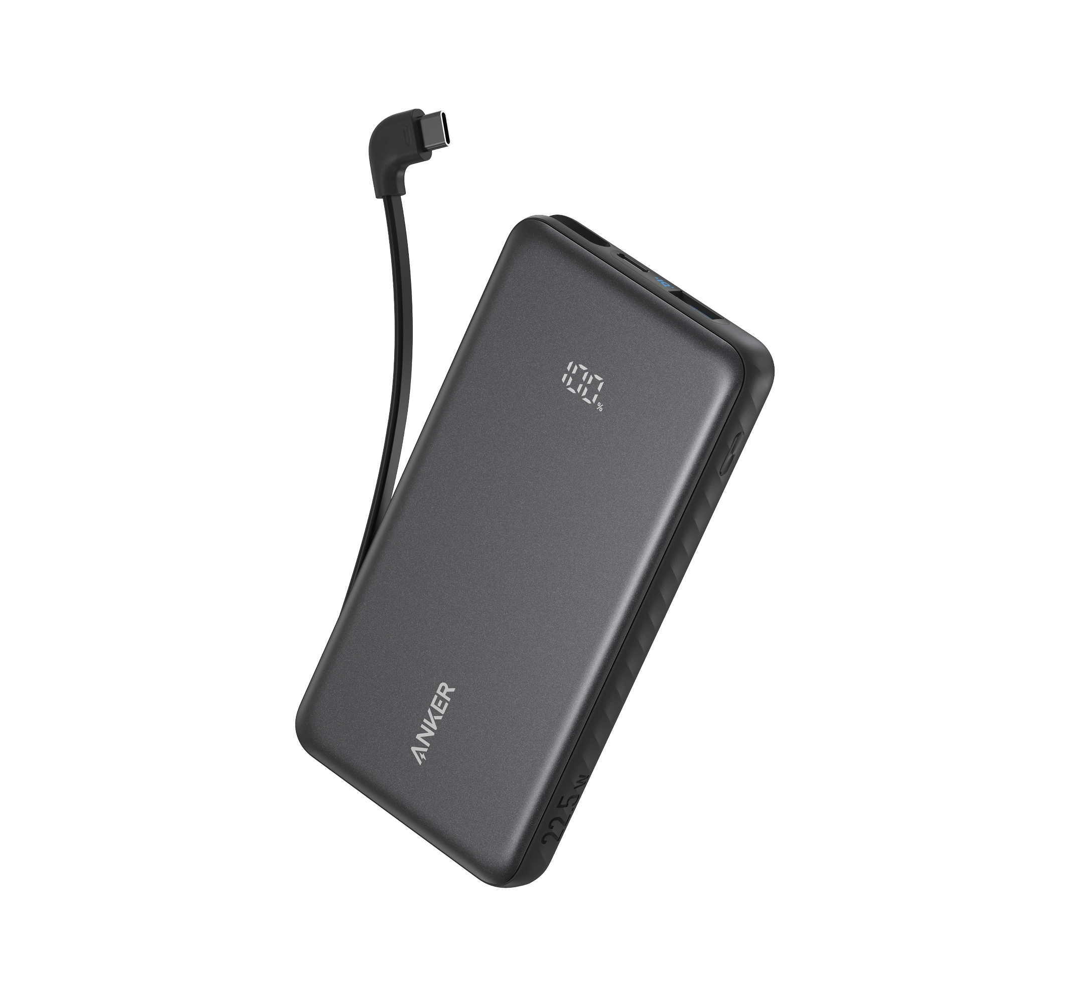 Powerbank Anker Zolo (A110DH11) 10000 mAh 22.5W Wbudowany kabel USB-C Czarny