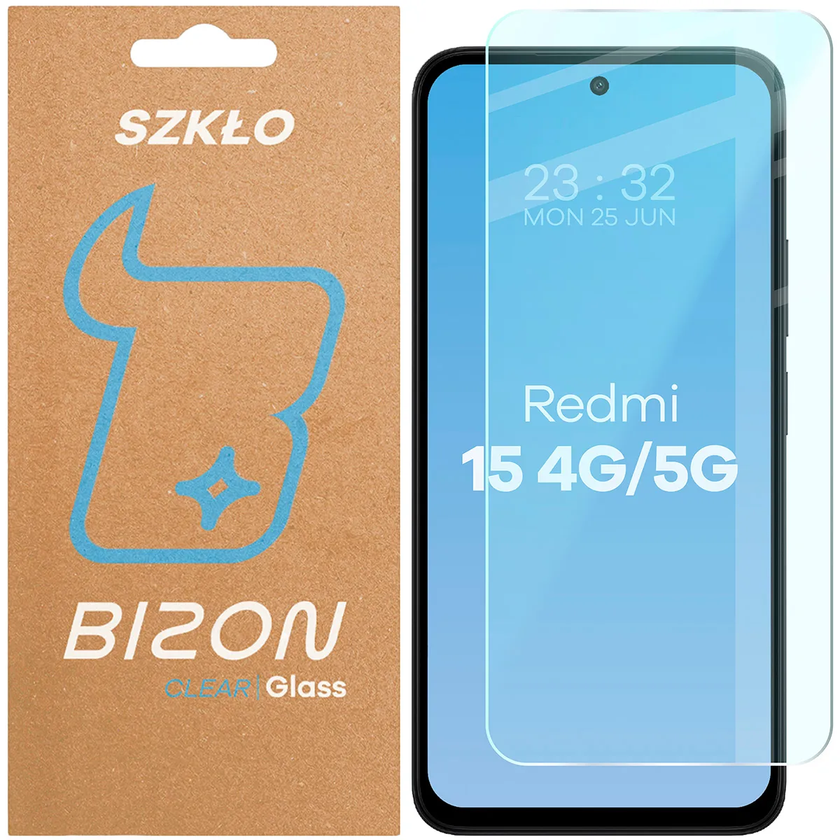 Szkło ochronne Bizon Clear 2 do Xiaomi Redmi 15 4G/5G
