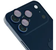 Bizon na aparat z aplikatorem Snap Lens do iPhone 17 Pro / iPhone 17 Pro Max, granatowa ramka