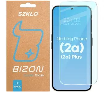 Szkło hartowane Bizon Clear Duo do Nothing Phone (2a) / Nothing Phone (2a) Plus
