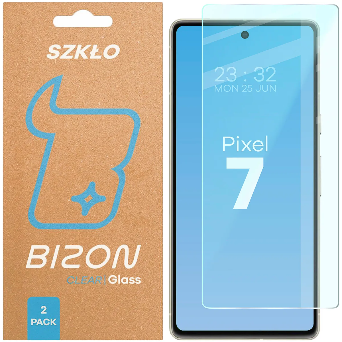 Szkło hartowane Bizon Clear Duo do Google Pixel 7