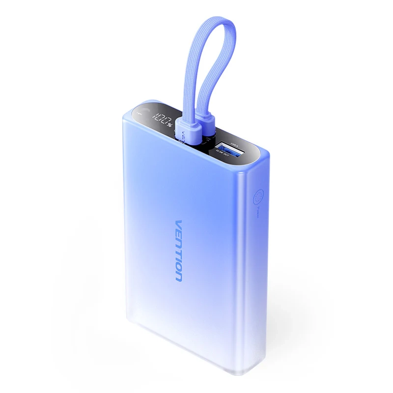 Powerbank Vention FHZL0 10000mAh 22,5W Niebieski Gradient