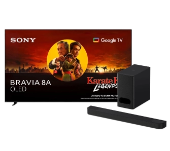 Telewizor Sony BRAVIA 8A K-77XR8A 77" 4K OLED 120Hz Google TV Dolby Vision Dolby Atmos DTS-X HDMI 2.1 + Soundbar Theater Bar 6