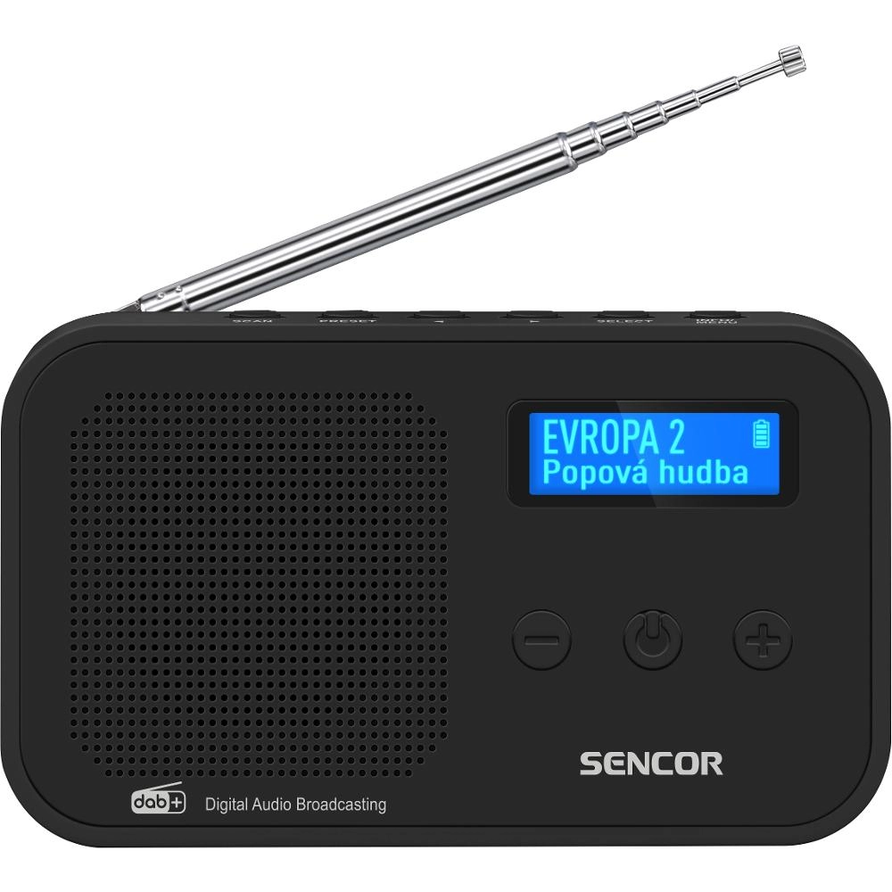 Radioodbiornik Sencor SRD 7200B Radio FM DAB+ Czarny