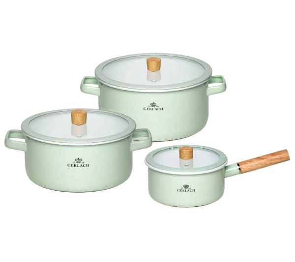 Gerlach Natur Enamel Indukcja Trwała emalia 6 elementów