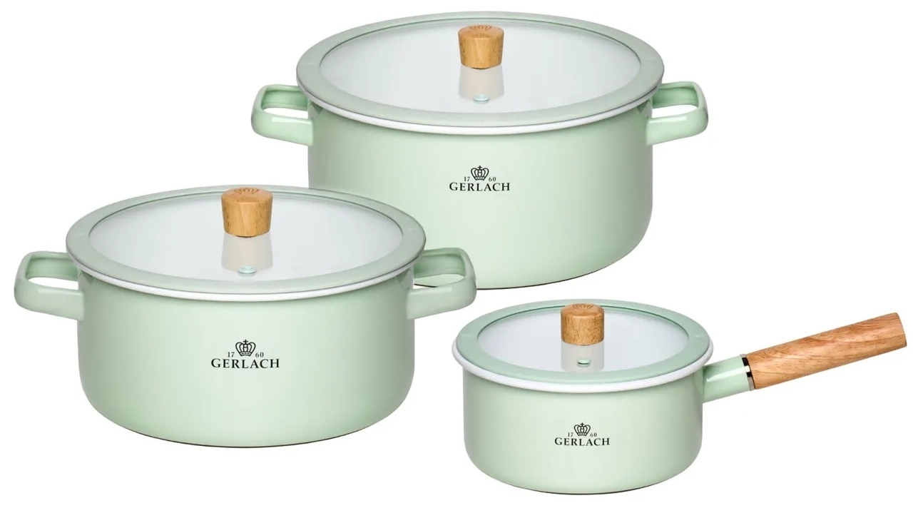 Gerlach Natur Enamel Indukcja Trwała emalia 6 elementów