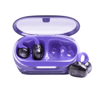 Słuchawki bezprzewodowe JBL Soundgear Clips Przewodnictwo powietrzne Bluetooth 5.4 Funkcje AI Purpurowy