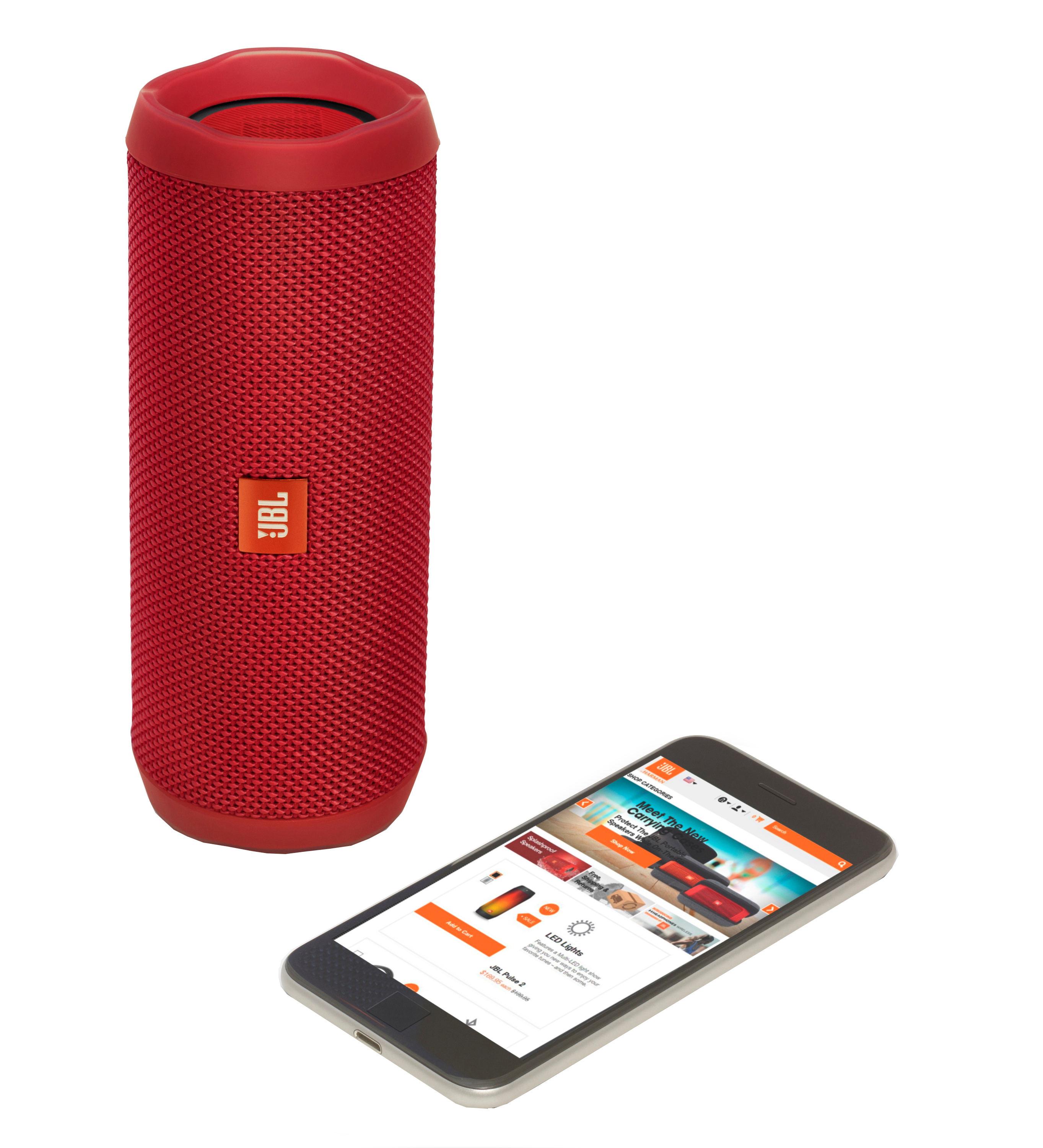 Głośnik Bluetooth JBL Flip 4 (czerwony)