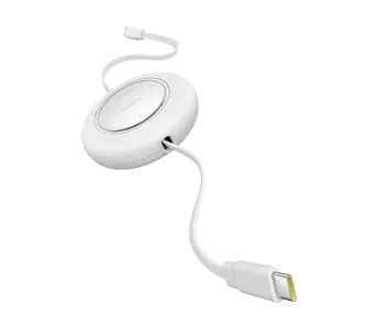 Kabel Baseus Free2Pull USB-C do USB-C 100W 2m Biały