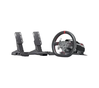 Kierownica PXN V10 Ultra z pedałami do PC, PS4, Xbox One, Xbox Series X/S Force Feedback Czarny