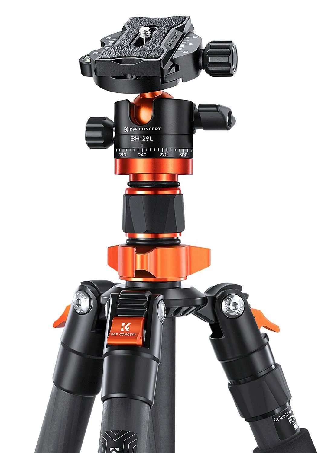 Statyw K&F KF09.093V2 Czarno-pomarańczowy