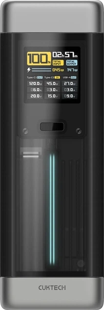 фото Внешний аккумулятор (пауэрбанк) Cuktech 25000mAh 210W Black (CUK00P23GLBK) 2