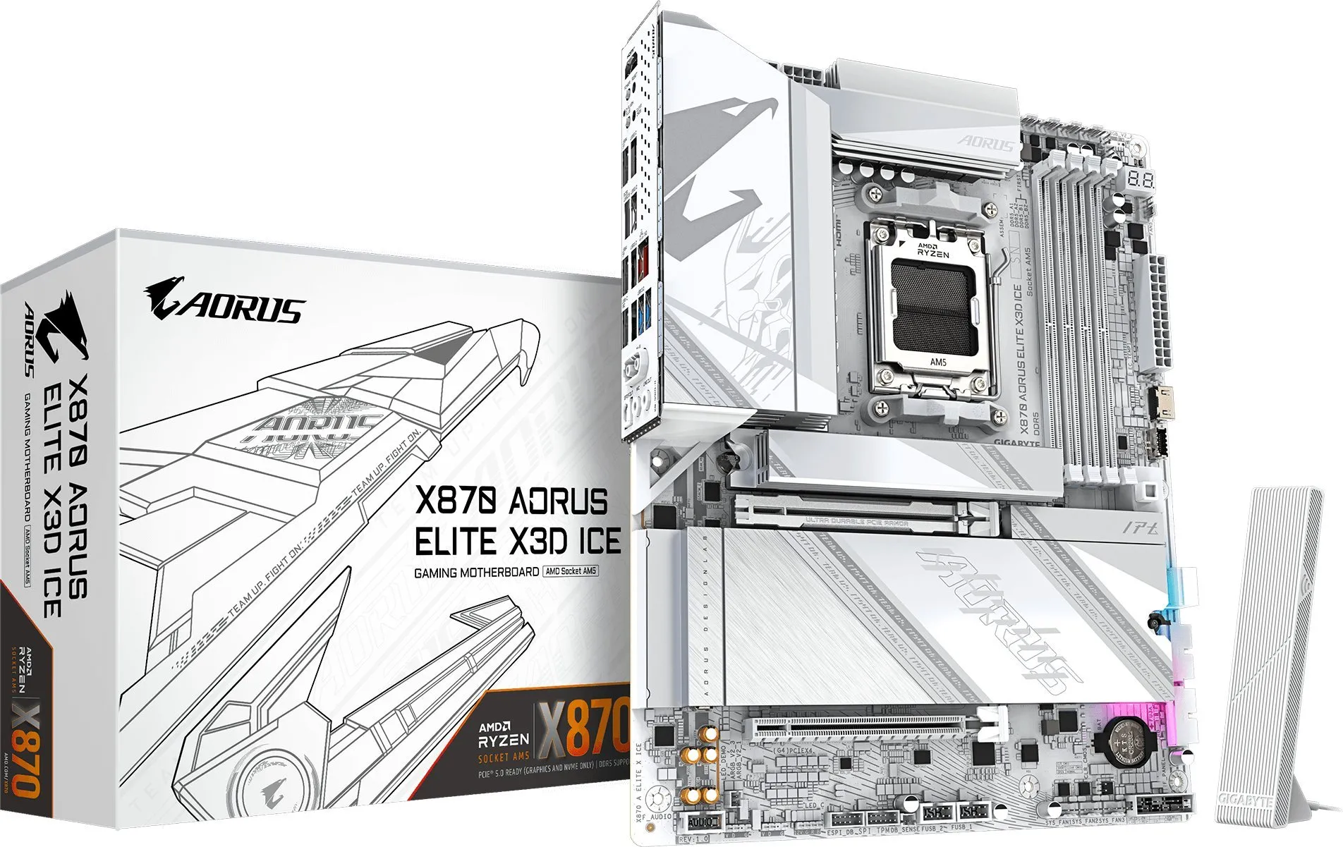 Płyta główna Gigabyte X870 AORUS ELITE X3D ICE