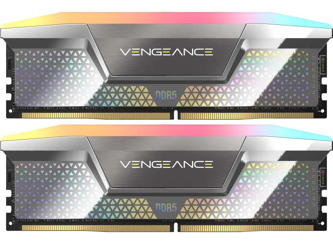 Pamięć RAM Corsair Vengeance RGB DDR5 48GB (2x24GB) 8000 CL38 Szary